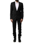 Blue MARTINI Wool Formal 2 Piece Suit