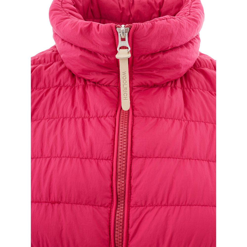Fuchsia Polyamide Bomber