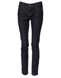 Blue Skinny Cotton Mid Waisted Denim Jeans