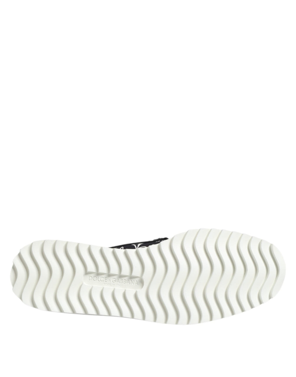 Dolce & Gabbana Black Slip On Printed Men Loafers Shoes