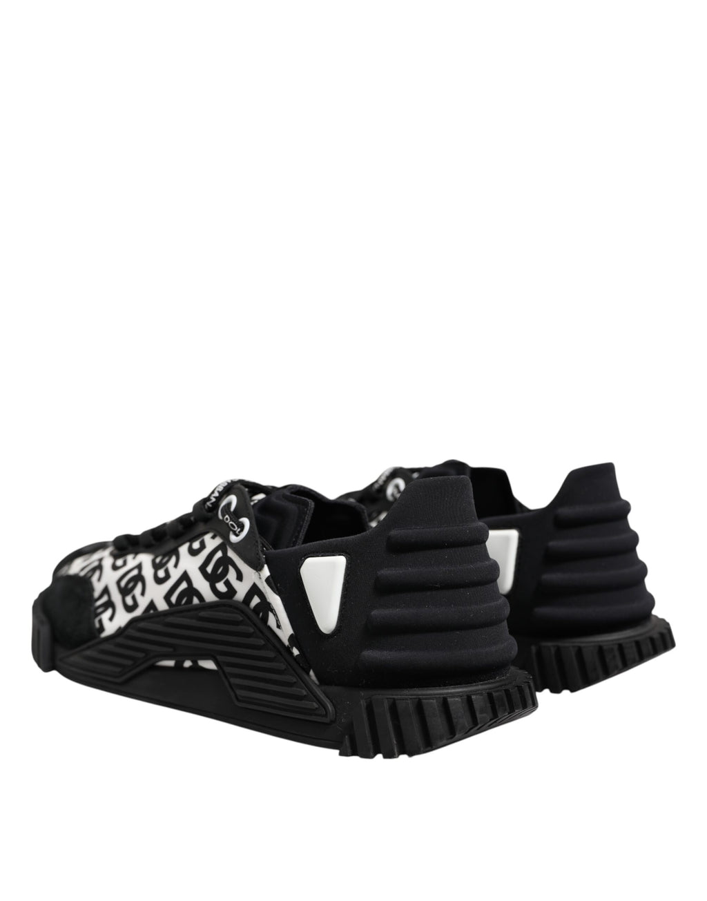 Black Logo Lace Up Low Top NS1 Sneakers Shoes