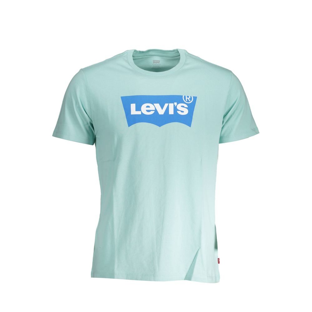 Azzurro Cotton Men T-Shirt