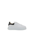White Calf Leather Bos Taurus Low Top Sneakers