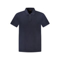 Blu Cotone Uomo Polo