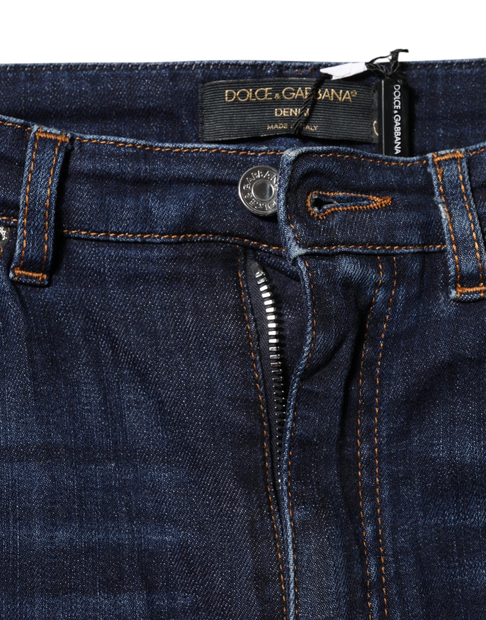 Blue GRACE High Waist Skinny Denim Jeans
