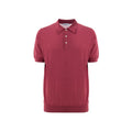 Red Cotton Polo Shirt