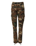 Multicolor Camouflage Cargo Pants