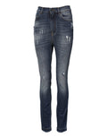 Dolce & Gabbana Blue Cotton HighWaist Skinny Denim Jeans