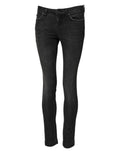Dolce & Gabbana Black Cotton Low Waist Skinny Denim Jeans