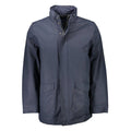 Blu Polyester Men's Jacket