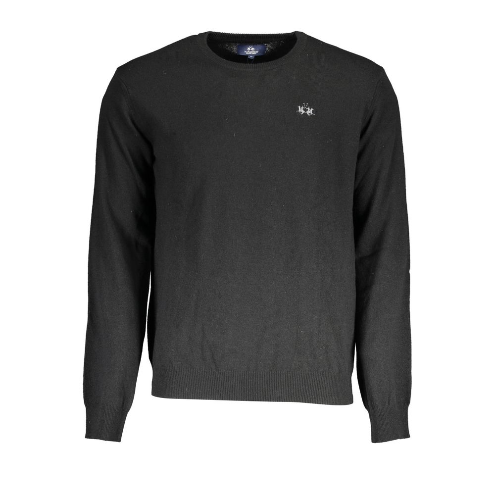 Black Wool Men's Sweater