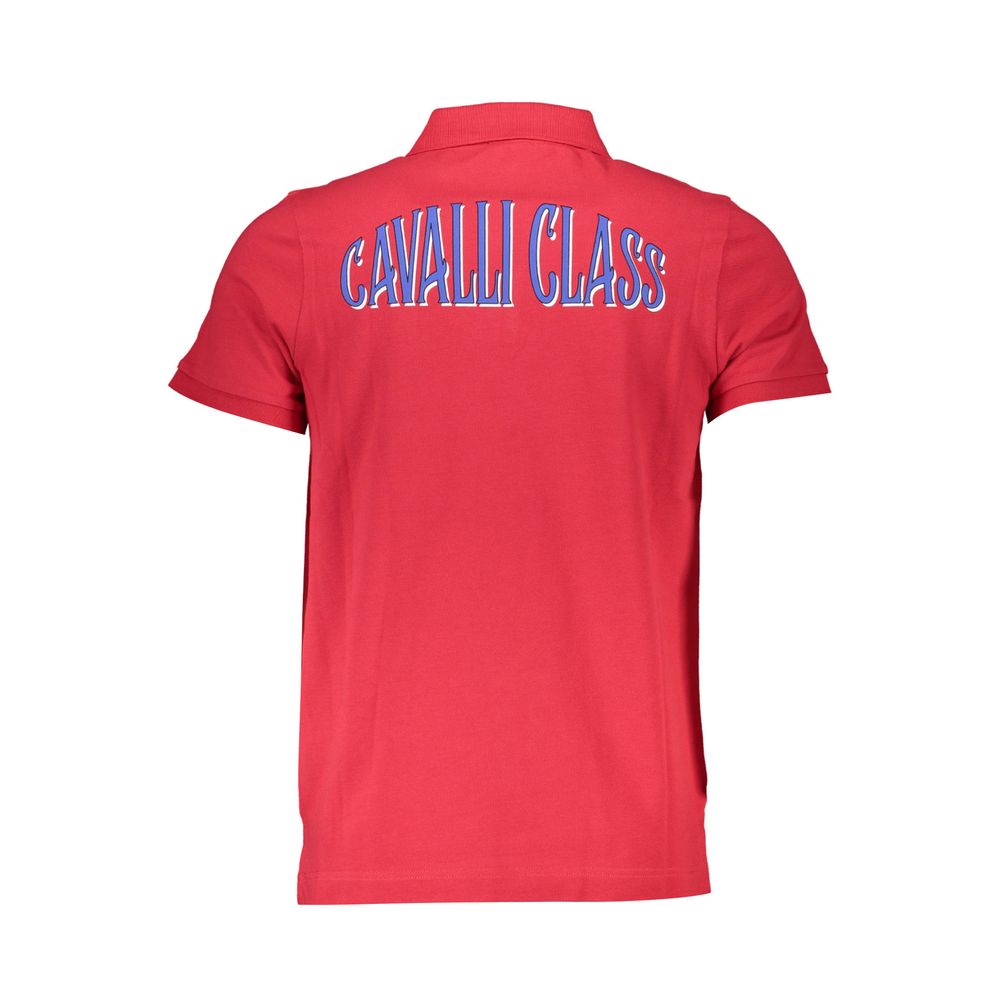 Red Cotton Polo Shirt
