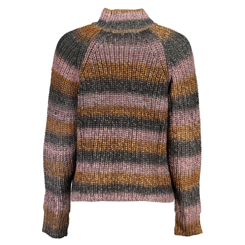 Gray Acrylic Women Sweater