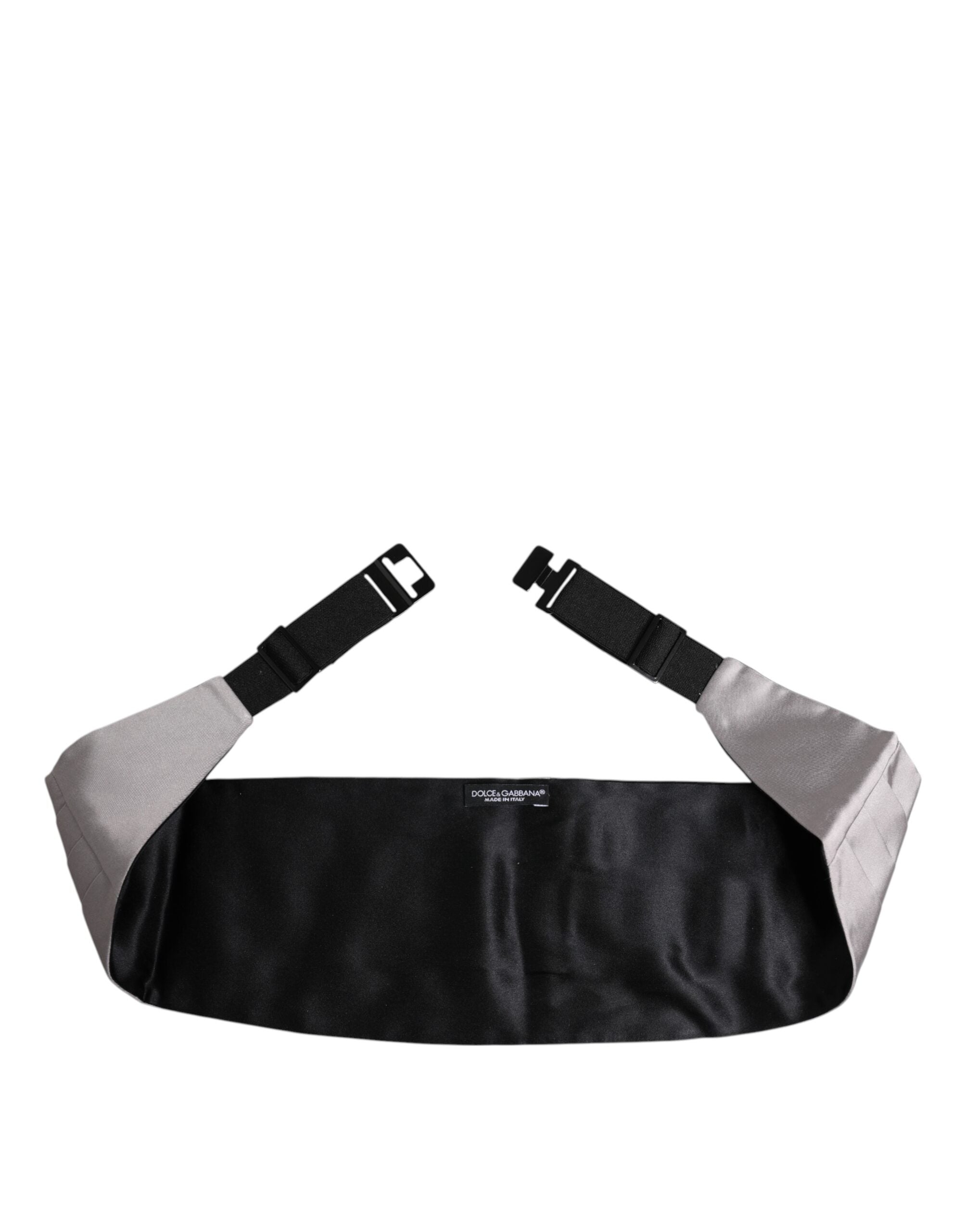 Gray Men 100% Silk Belt Wide Waist Cummerbund