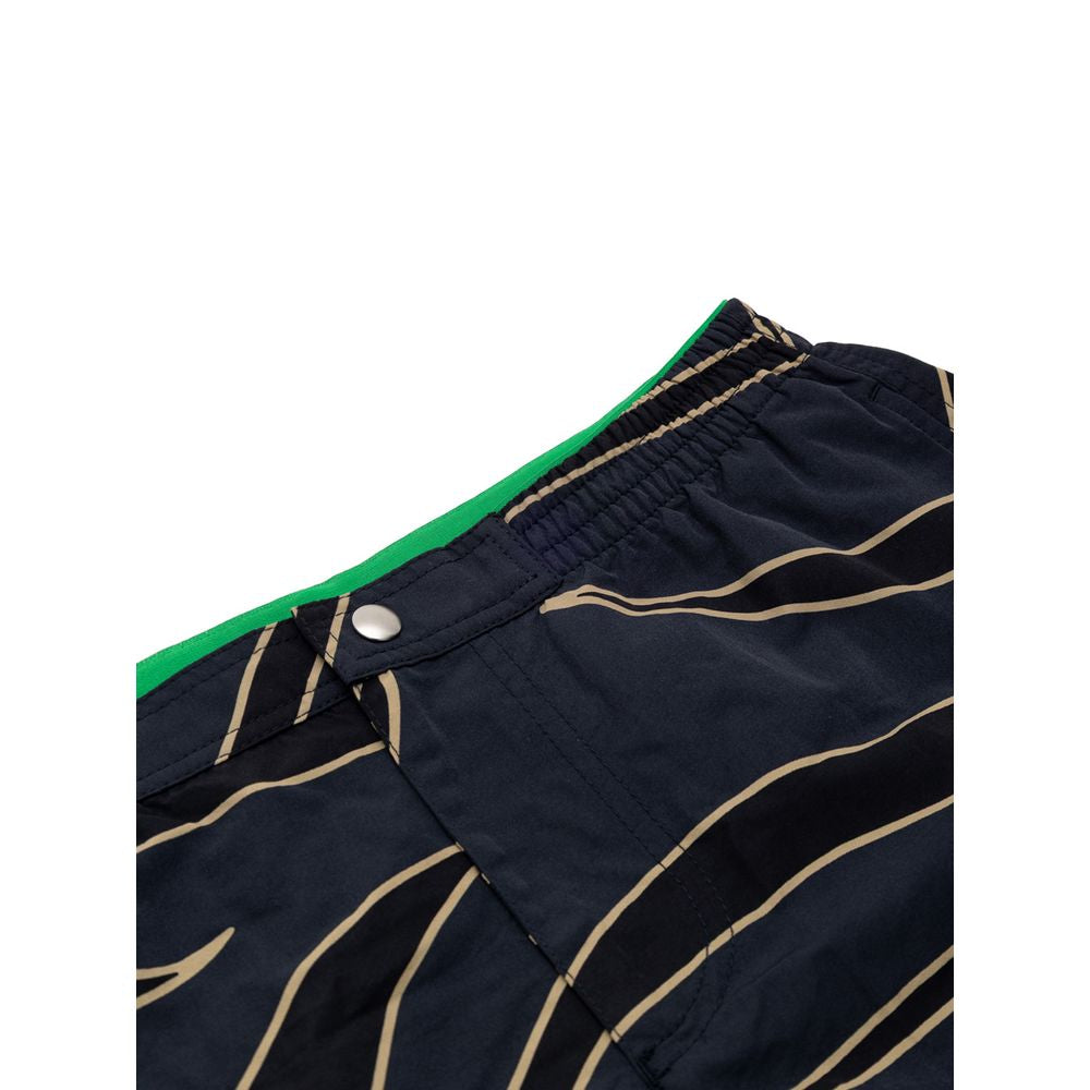 Blue Polyamide Swim Shorts