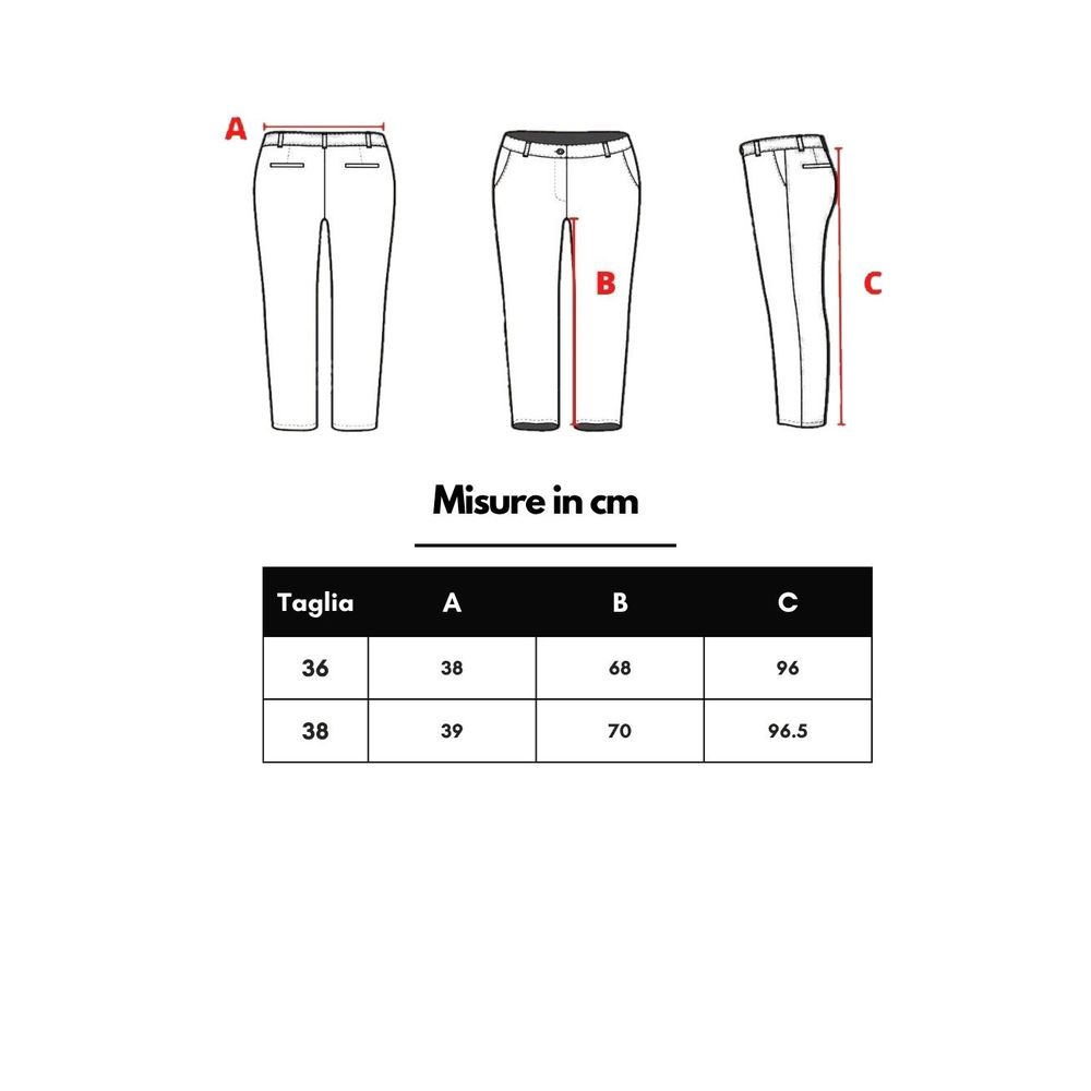Navy Blue Cotton Casual Pants