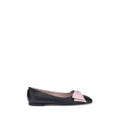 Black Goatskin Ballet Flats