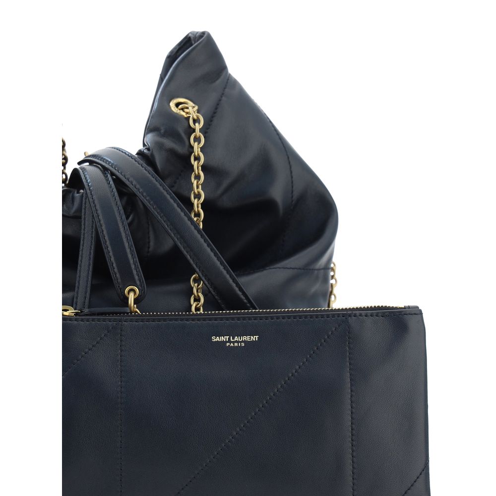 Saint Laurent Black Lamb Ovis Aries Shoulder Bag
