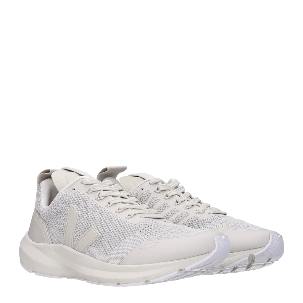 Gray Fabric Athletic Sneakers