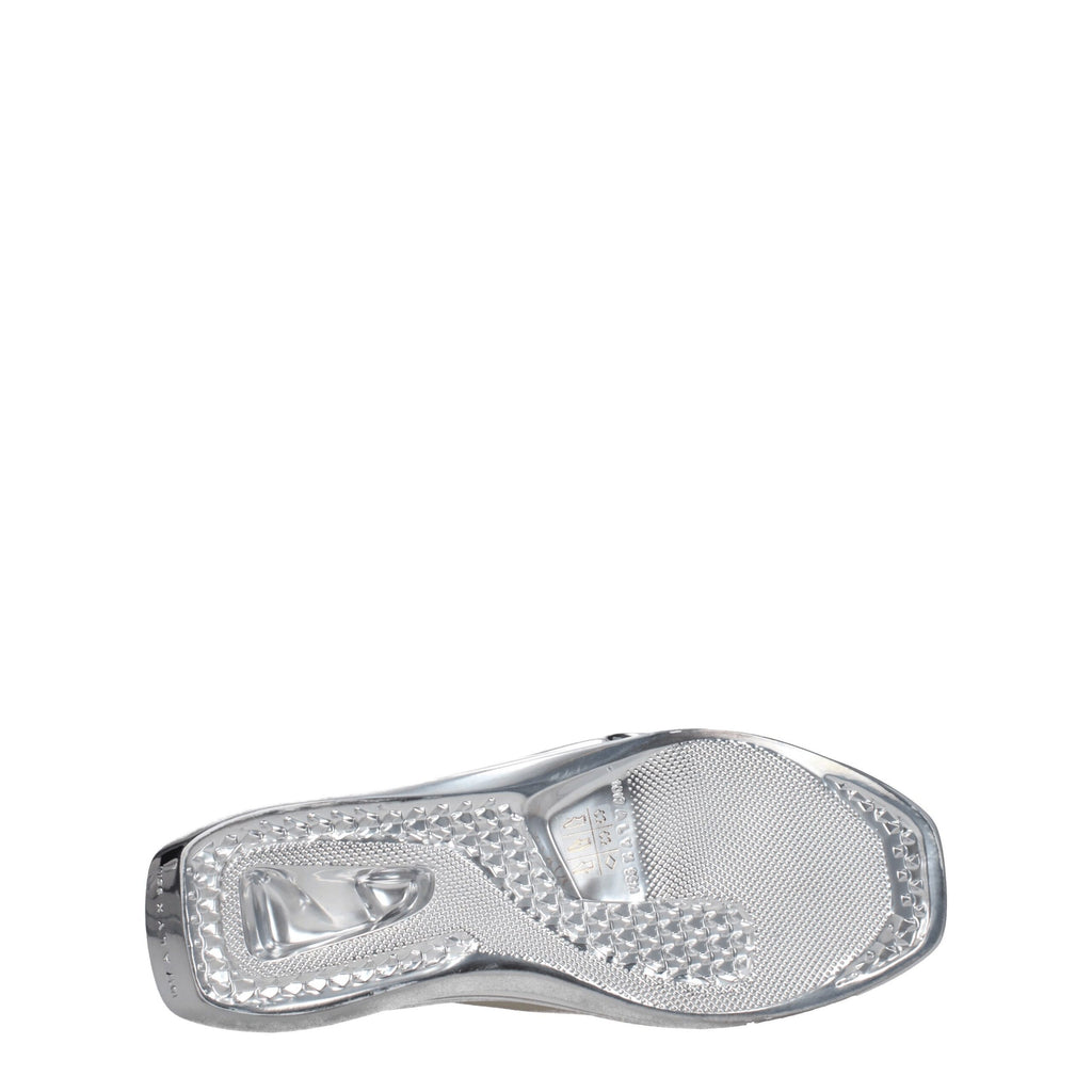 Gray Leather Slippers