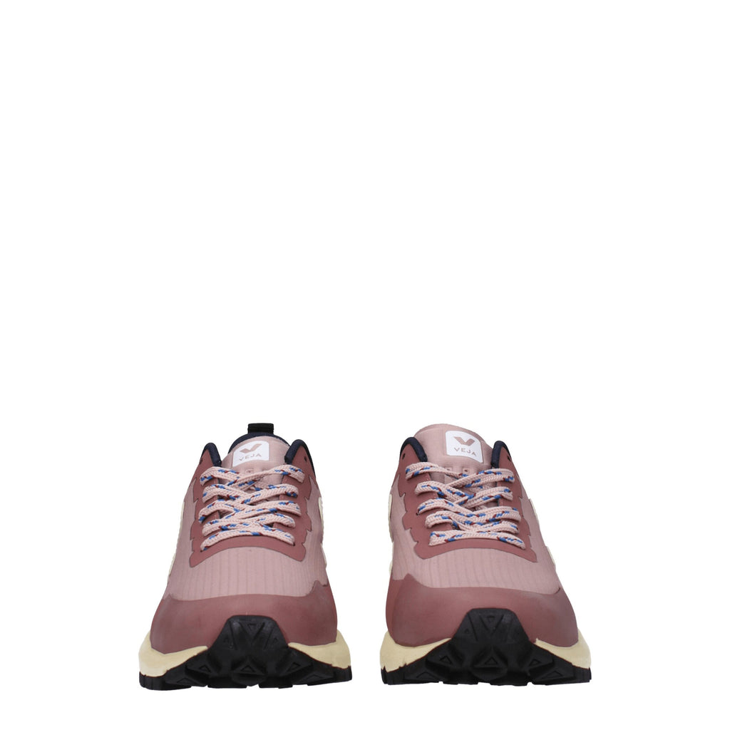 Pink Fabric Athletic Sneakers
