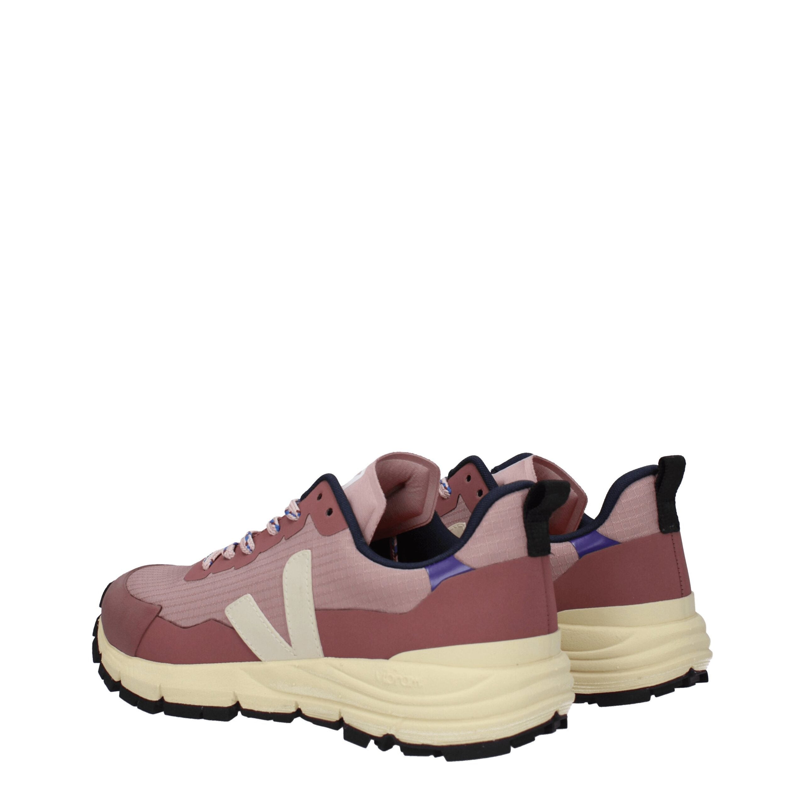 Pink Fabric Athletic Sneakers
