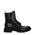 Black Leather Ankle Boots