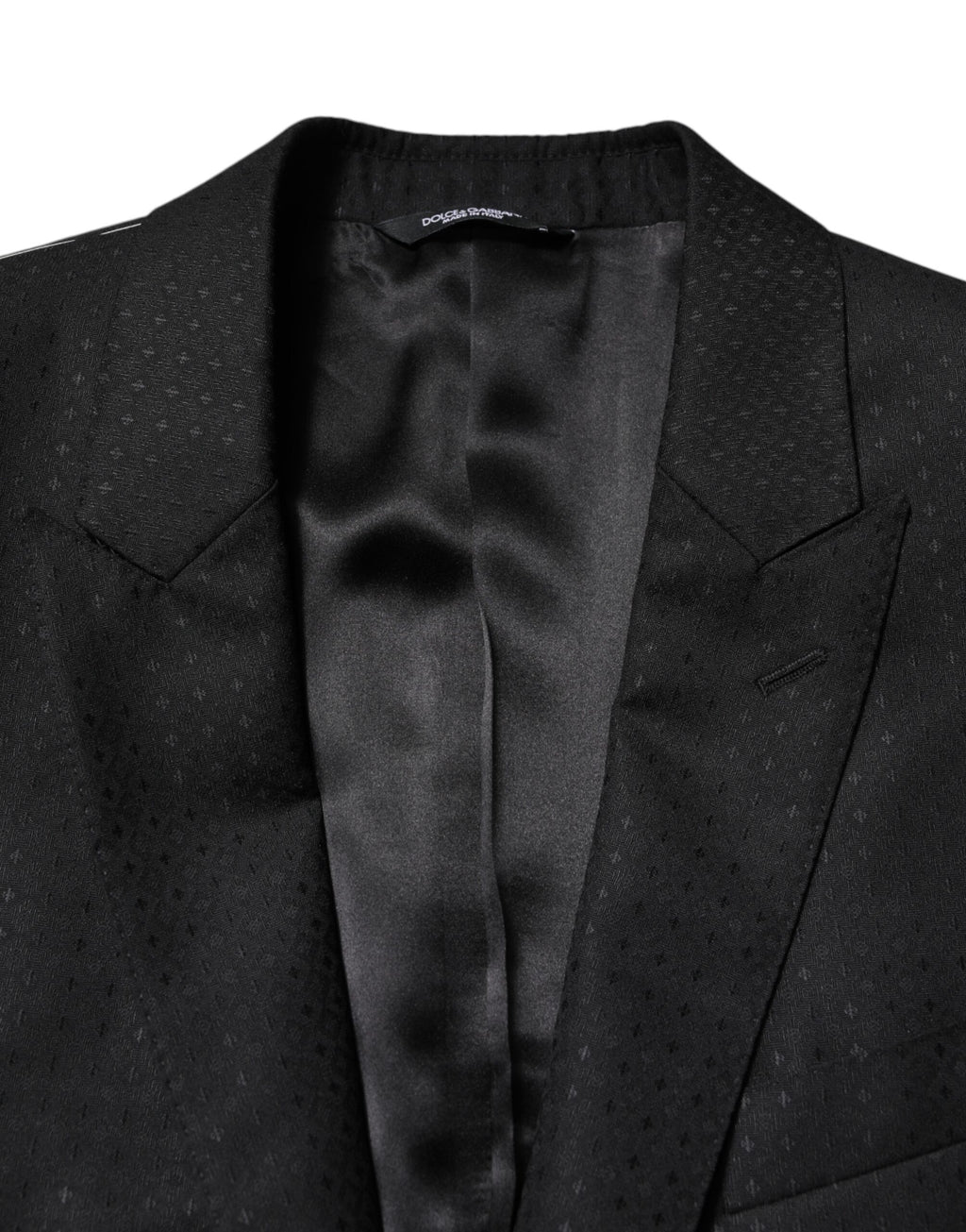 Dark Gray Jacquard Single Breasted 2 Piece Suit