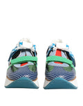 Multicolor Leather Low Top Sneakers Shoes