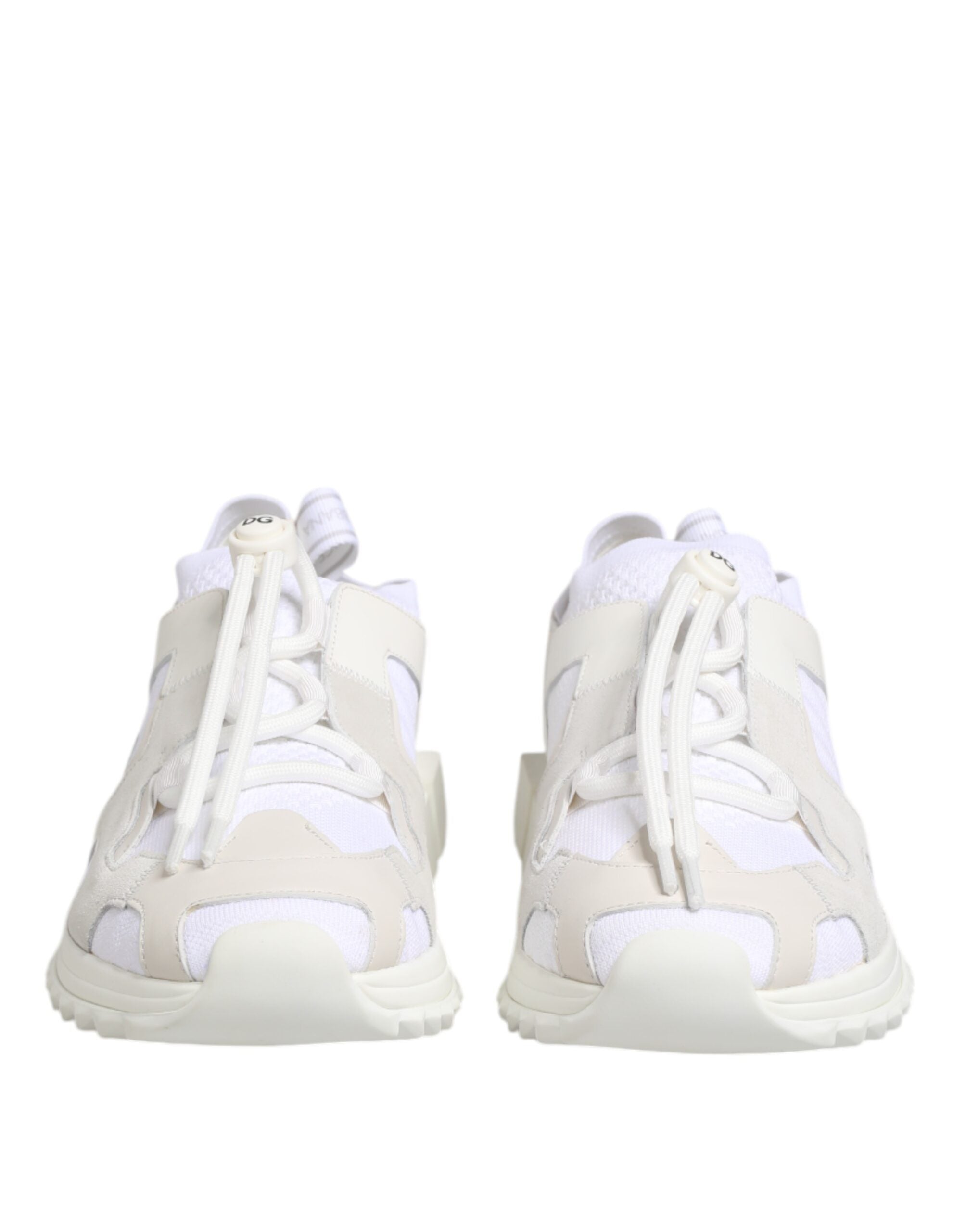 White Sorrento Low Top Lace Up Sneakers Shoes