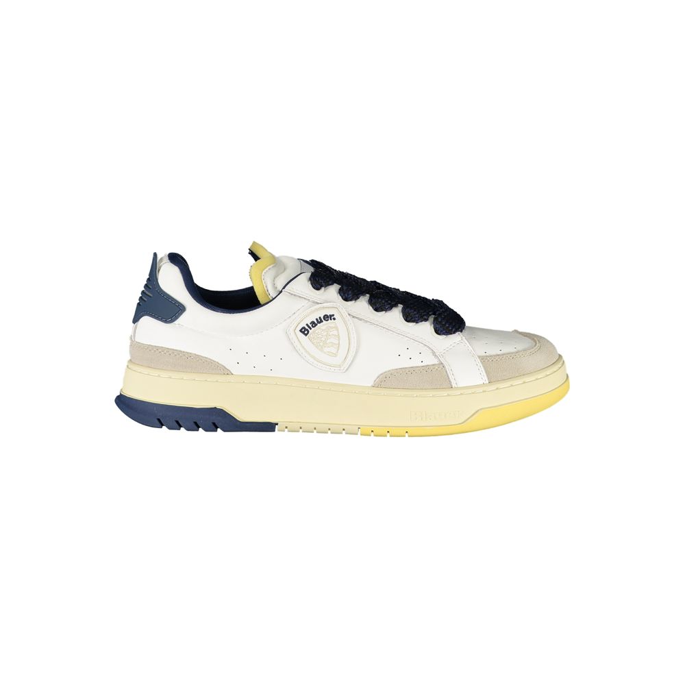 Bianco Poliuretano Men Sneaker