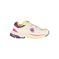 White Polyurethane Women Sneaker