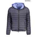 Blue Nylon Men's Jacket