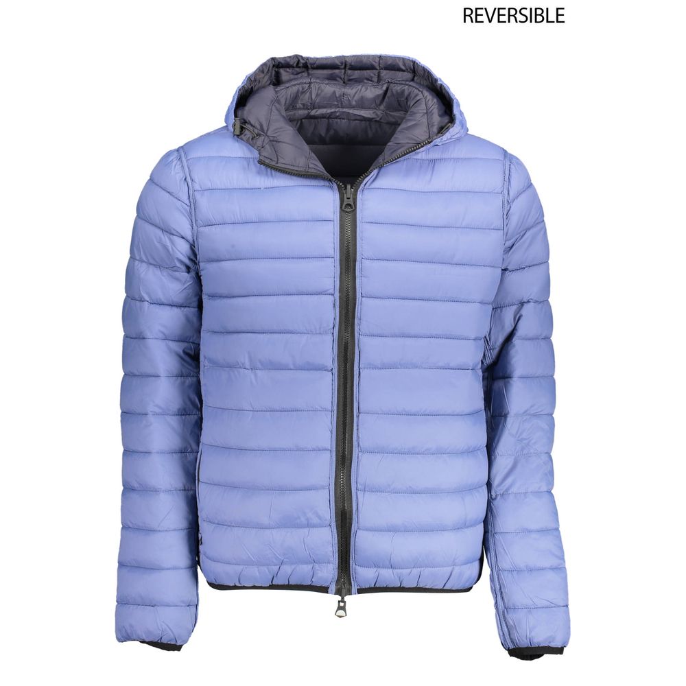 Blue Nylon Men's Jacket