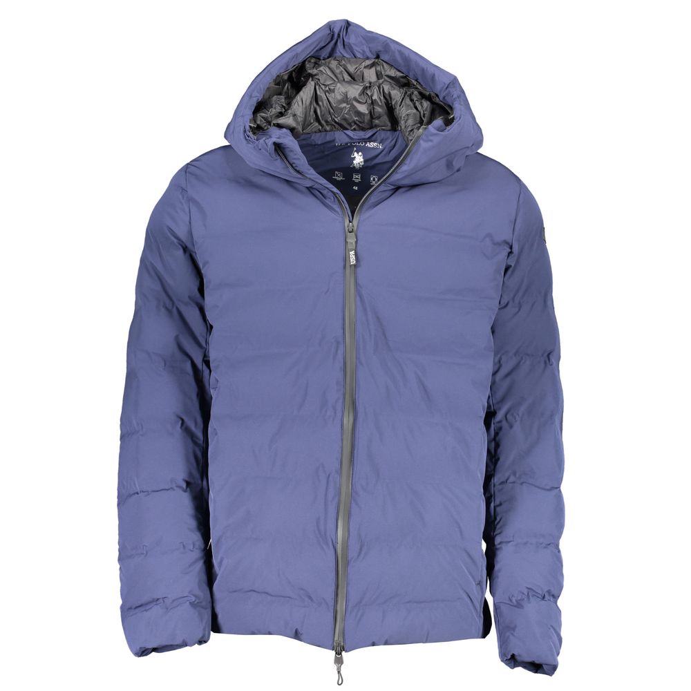 Blue Polyamide Men's Jacket