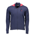 Blue Cotton Men's Cardigan