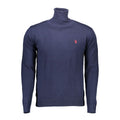 Blue Cotton Men's Sweater