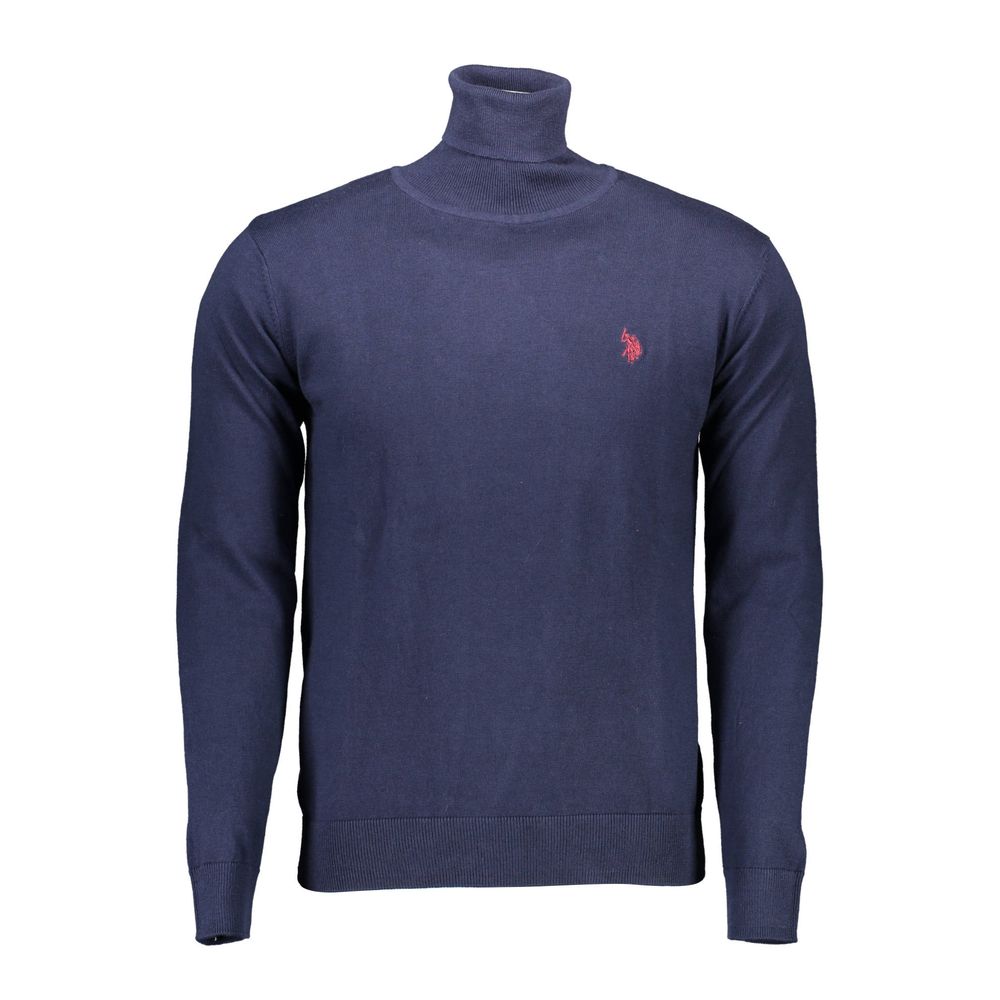 Blue Cotton Men's Sweater