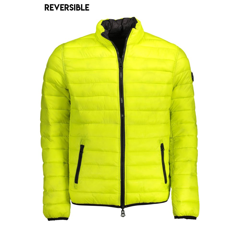 Yellow Nylon Men's Jacket