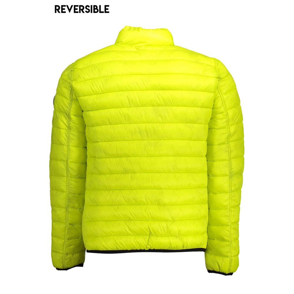 Yellow Nylon Men's Jacket