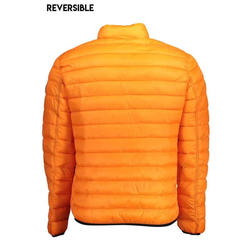 Orange Nylon Men's Jacket