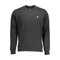 Black Cotton Men's Sweatshirt