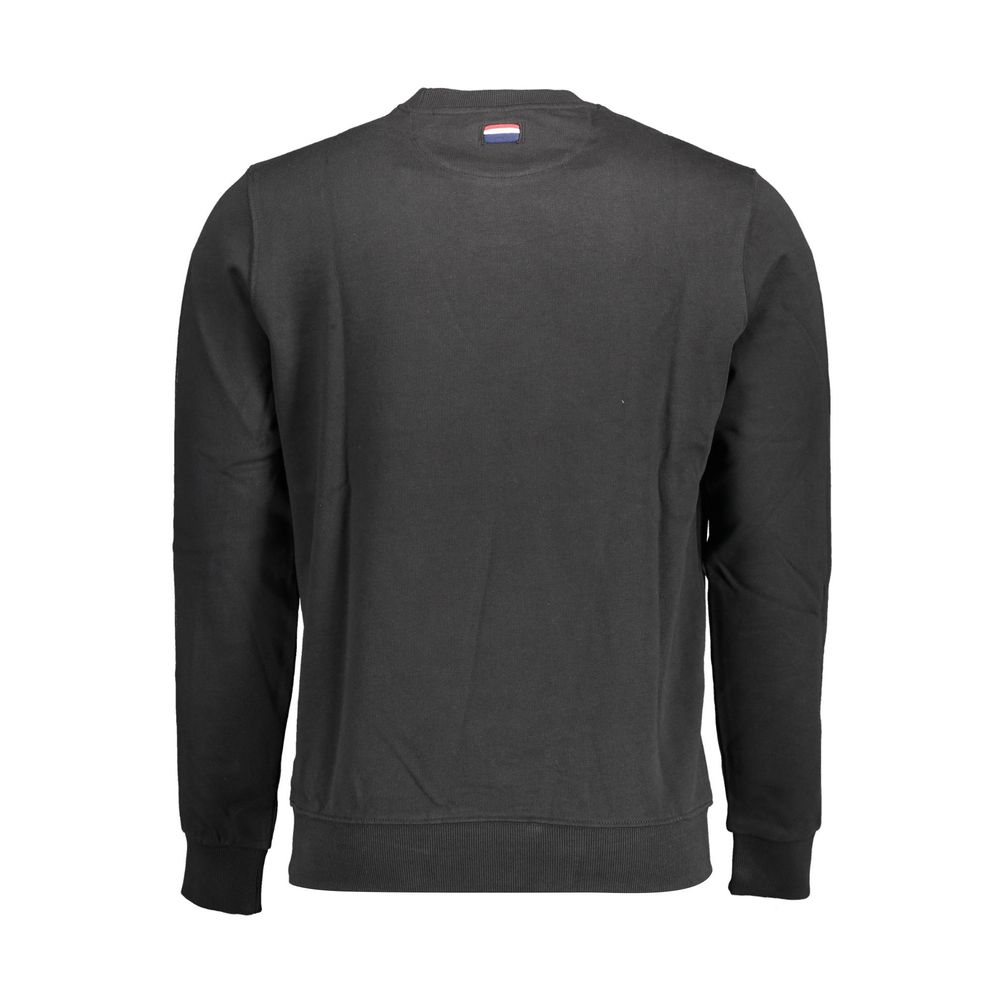Black Cotton Men's Sweatshirt