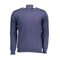 Blue Cotton Men's Sweater
