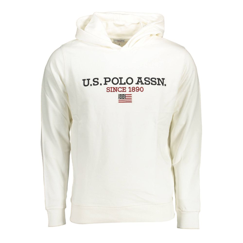 White Cotton Men's Sweatshirt