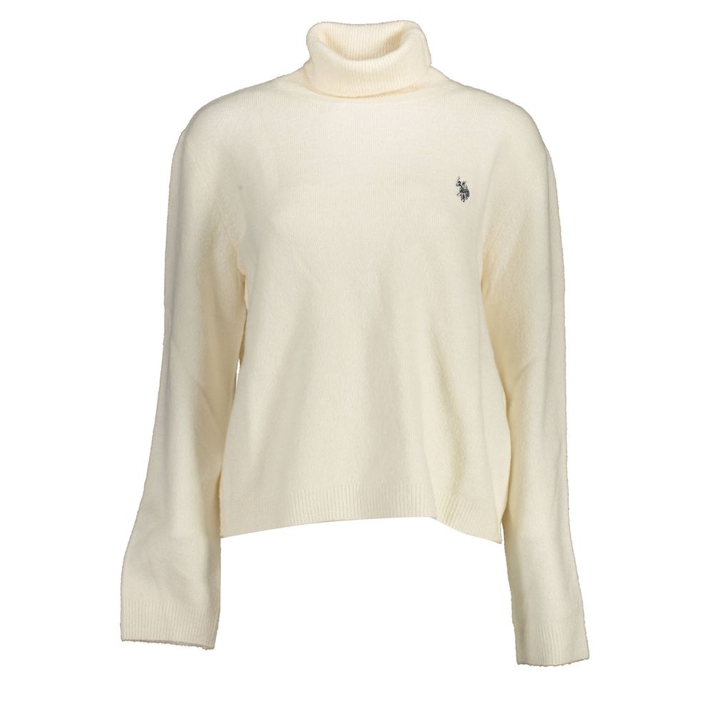 White Acrylic Women's Sweater