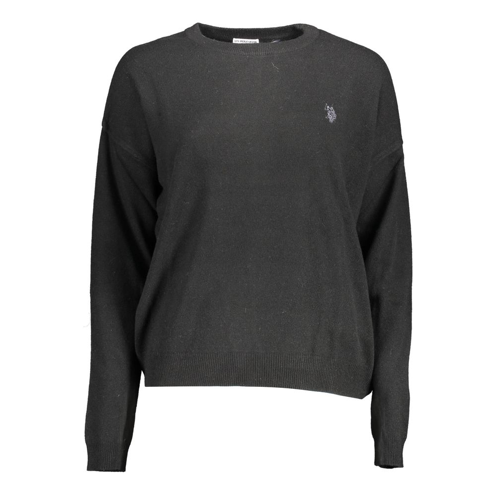 Black Viscose Women's Sweater