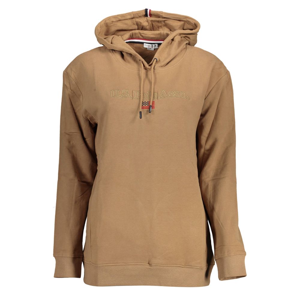 Brown Cotton Women's Sweatshirt
