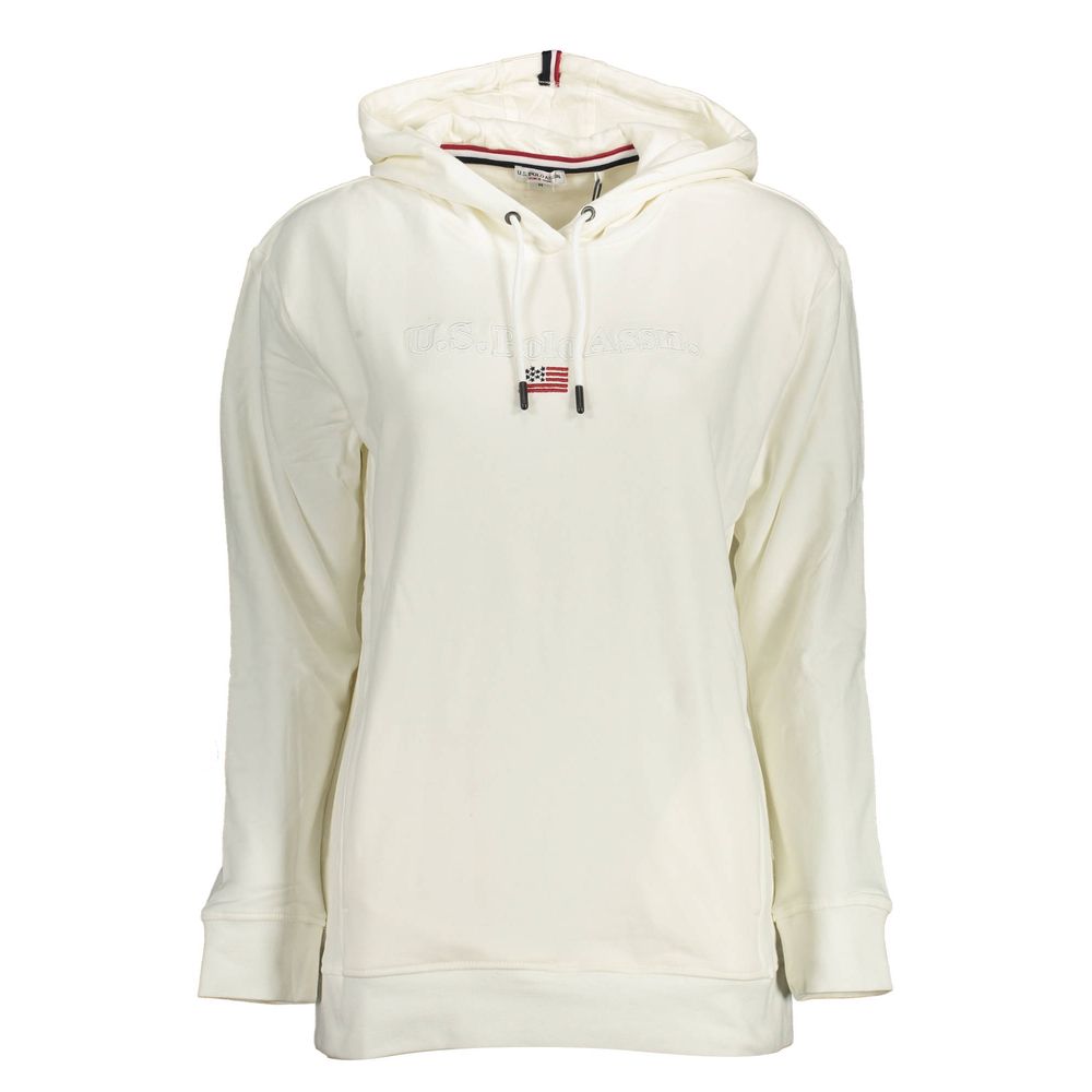 White Cotton Women's Sweatshirt