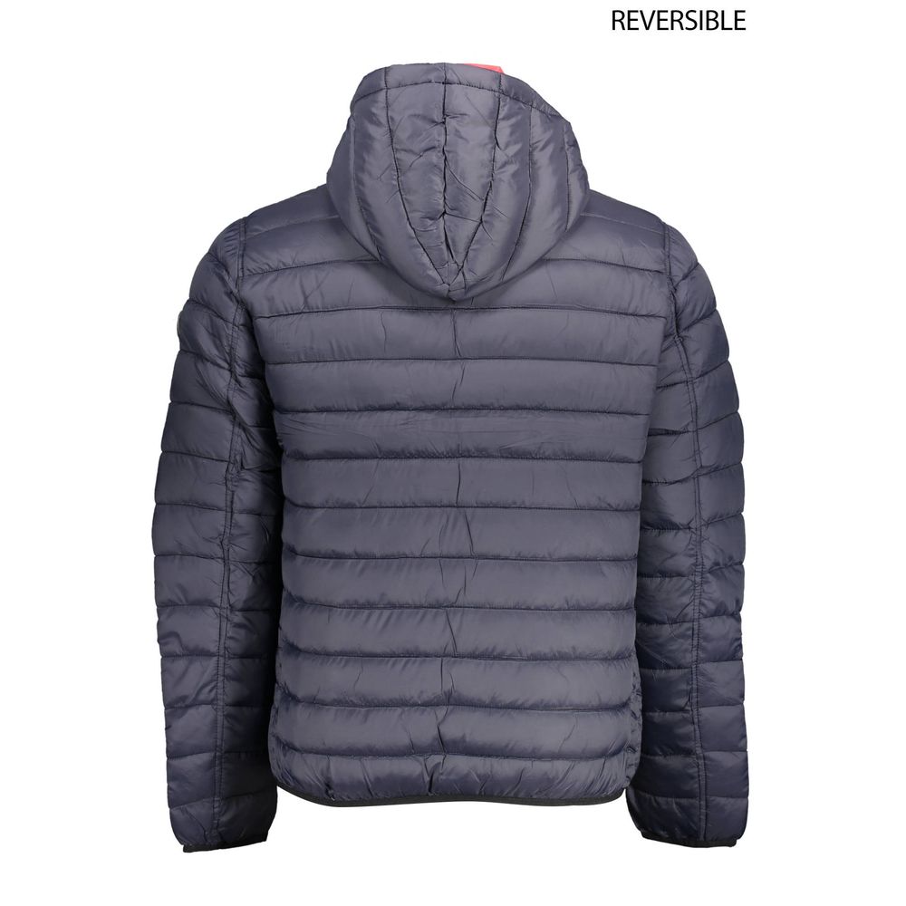 Blue Nylon Men's Jacket